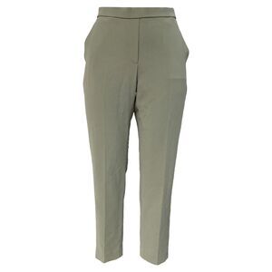 Theory Suit Pants in Green Triacetate